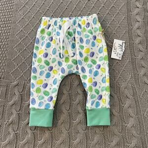 Handmade Boutique Brand {Wilding} Easter Egg Pants ~ 3/6M